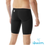 TYR MEN'S INVICTUS SOLID JAMMER SWIMSUIT BLACK - Image 2