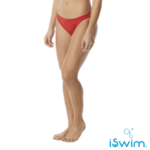 TYR WOMEN’S SOLID CLASSIC BIKINI BOTTOM RED