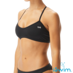 TYR WOMEN’S SOLID TRINITY BLACK